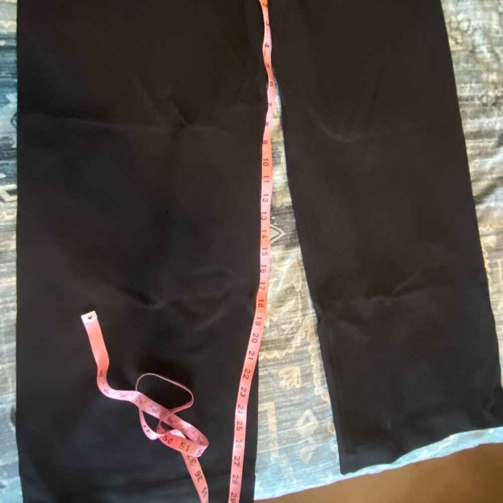 The Colette Cropped Wide-Leg Pants by Maeve: Merrick White Faux-Leather Pocket E - Picture 13 of 15